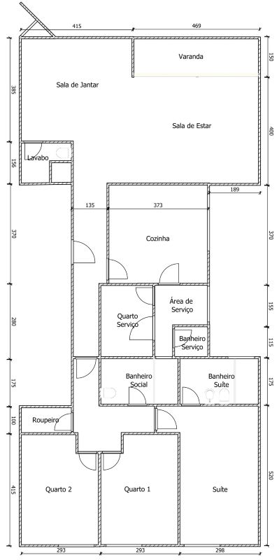 Planta Baixa - Pça Fco Barreto, 235 - ap.61